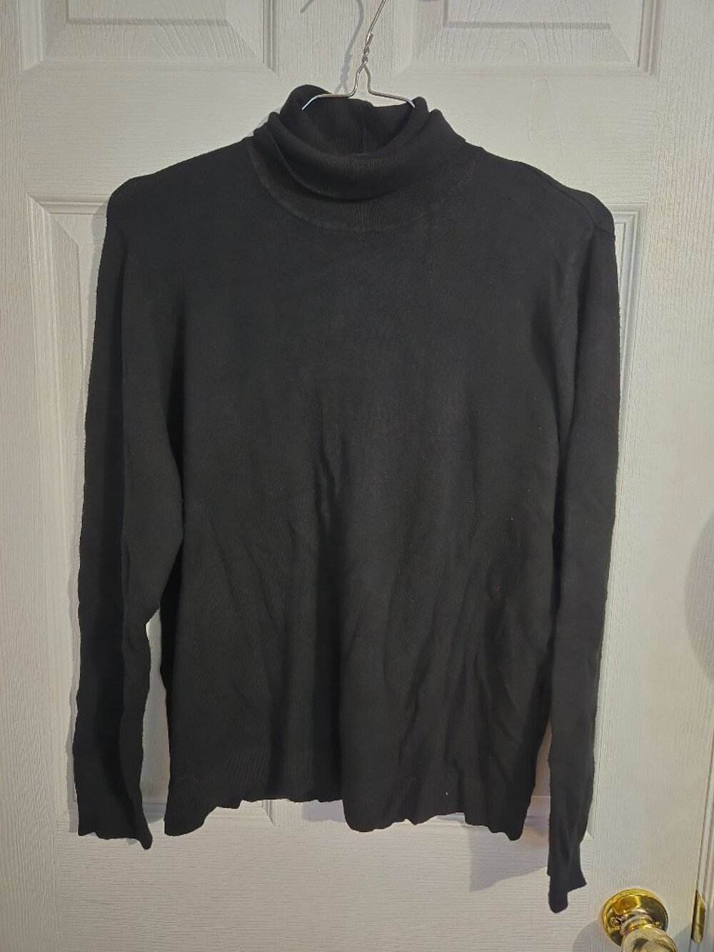 Women's Iyla Black Turtleneck